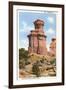 The Lighthouse Rock, Palo Duro Park, Texas-null-Framed Art Print