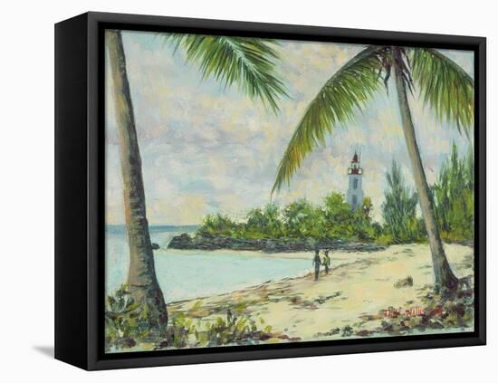 The Lighthouse, Zanzibar, 1995-Tilly Willis-Framed Stretched Canvas