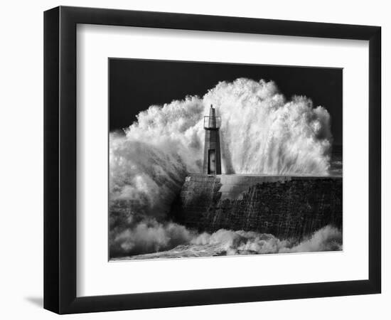 The Lighthouse-Alejandro Garcia Bernardo-Framed Photographic Print