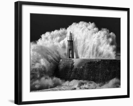 The Lighthouse-Alejandro Garcia Bernardo-Framed Photographic Print