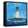 The Lighthouses I-Julie DeRice-Framed Stretched Canvas