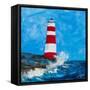 The Lighthouses II-Julie DeRice-Framed Stretched Canvas