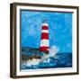 The Lighthouses II-Julie DeRice-Framed Art Print