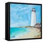 The Lighthouses III-Julie DeRice-Framed Stretched Canvas