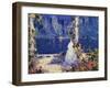 The Lights across the Water-Thomas Edwin Mostyn-Framed Giclee Print