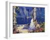 The Lights across the Water-Thomas Edwin Mostyn-Framed Giclee Print