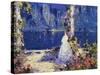 The Lights across the Water-Thomas Edwin Mostyn-Stretched Canvas