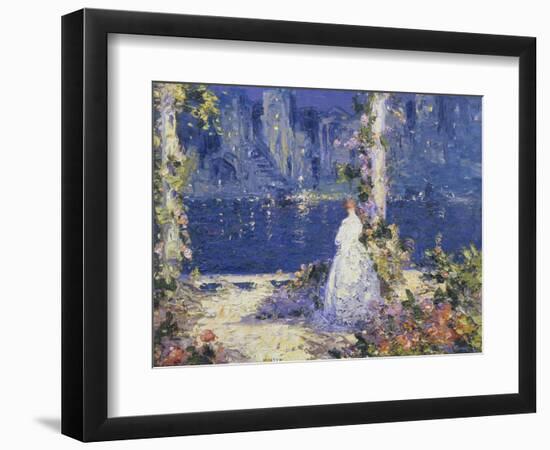 The Lights Across the Water-Tom Mostyn-Framed Giclee Print