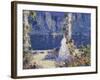 The Lights Across the Water-Tom Mostyn-Framed Giclee Print