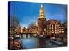 The Lights Of Amsterdam-kirilstanchev-Stretched Canvas