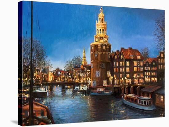 The Lights Of Amsterdam-kirilstanchev-Stretched Canvas