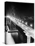 The Lights of Downtown San Francisco Twinkle Across the Bay-null-Stretched Canvas