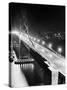 The Lights of Downtown San Francisco Twinkle Across the Bay-null-Stretched Canvas