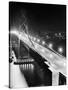 The Lights of Downtown San Francisco Twinkle Across the Bay-null-Stretched Canvas