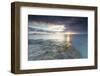 The Lights of Sunset are Reflected in the Blue Sea, Hawksbill Bay, Antigua-Roberto Moiola-Framed Photographic Print