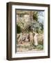 The Lilac Cottage-Myles Birket Foster-Framed Giclee Print