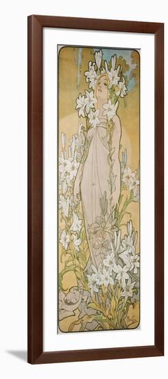 The Lily, 1898-Alphonse Mucha-Framed Giclee Print