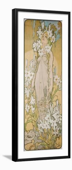 The Lily, 1898-Alphonse Mucha-Framed Giclee Print