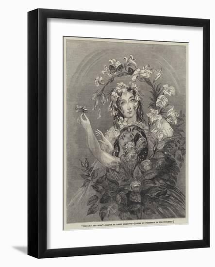 The Lily and Rose-Joseph Kenny Meadows-Framed Giclee Print