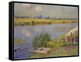 The Lily Banks, 1912-Emile Claus-Framed Stretched Canvas