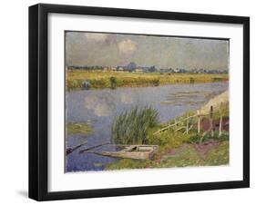 The Lily Banks, 1912-Emile Claus-Framed Giclee Print