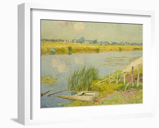 The Lily Banks; Bords De La Lys-Emile Claus-Framed Giclee Print