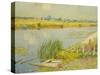 The Lily Banks; Bords De La Lys-Emile Claus-Stretched Canvas