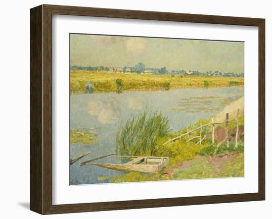 The Lily Banks; Bords De La Lys-Emile Claus-Framed Giclee Print