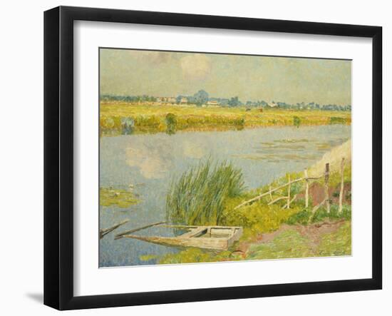 The Lily Banks; Bords De La Lys-Emile Claus-Framed Giclee Print