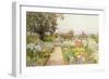 The Lily Border at Great Tangley Manor, Surrey-Thomas H. Hunn-Framed Giclee Print