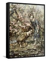 The Lily Pond, 1917-Edward Atkinson Hornel-Framed Stretched Canvas