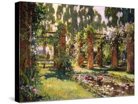 The Lily Pond-Colin Campbell-Stretched Canvas