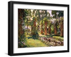 The Lily Pond-Colin Campbell-Framed Art Print