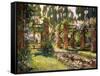 The Lily Pond-Colin Campbell-Framed Stretched Canvas