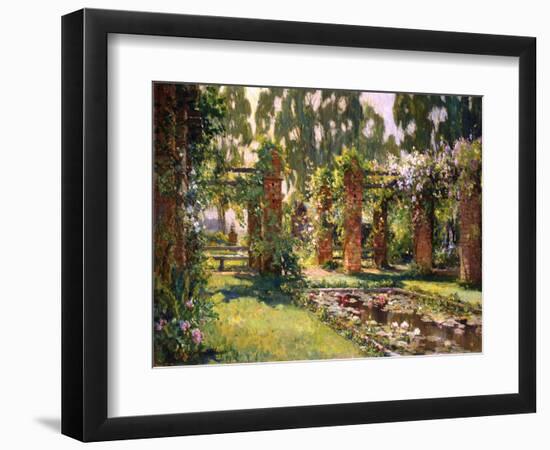 The Lily Pond-Colin Campbell-Framed Art Print