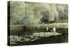 The Lily Pond-Edward R. Taylor-Stretched Canvas