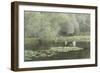 The Lily Pond-Edward R. Taylor-Framed Giclee Print