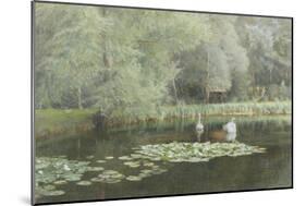 The Lily Pond-Edward R. Taylor-Mounted Giclee Print