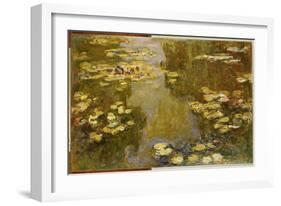 The Lily Pond-Claude Monet-Framed Giclee Print