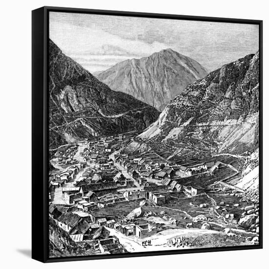 The Lima-Oroya Railway, Peru, 1895-null-Framed Stretched Canvas