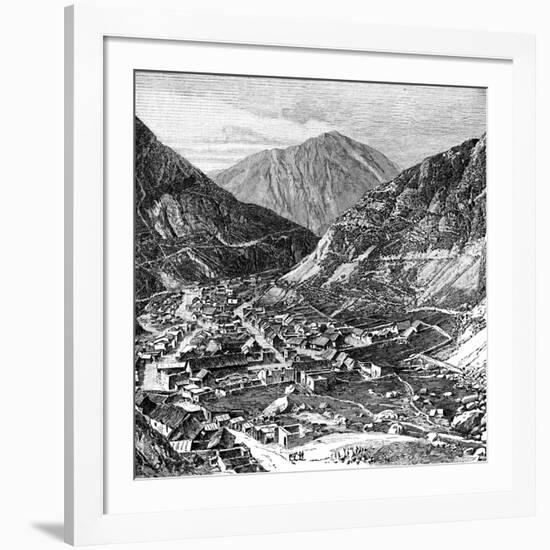 The Lima-Oroya Railway, Peru, 1895-null-Framed Giclee Print