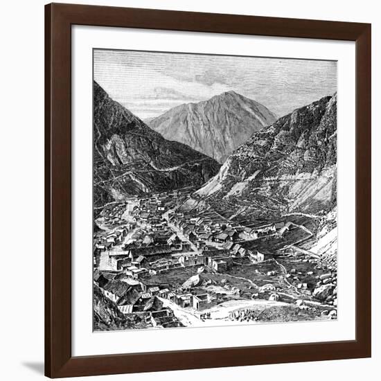 The Lima-Oroya Railway, Peru, 1895-null-Framed Giclee Print