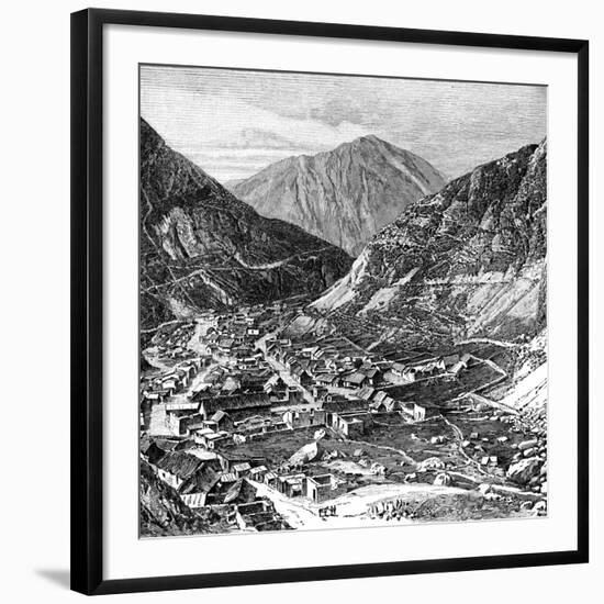 The Lima-Oroya Railway, Peru, 1895-null-Framed Giclee Print