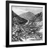 The Lima-Oroya Railway, Peru, 1895-null-Framed Giclee Print