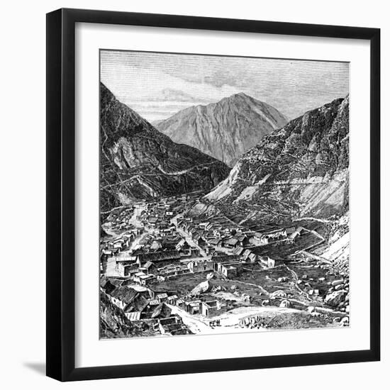 The Lima-Oroya Railway, Peru, 1895-null-Framed Giclee Print