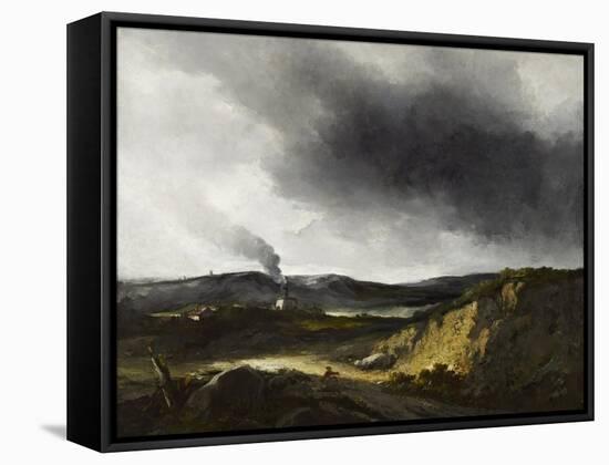 The Lime Kiln-Georges Michel-Framed Stretched Canvas