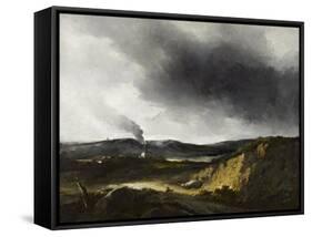 The Lime Kiln-Georges Michel-Framed Stretched Canvas