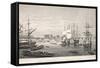 The Limehouse Dock-Thomas Hosmer Shepherd-Framed Stretched Canvas