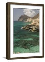 The Limestone Coast of Southern Oman, Mughsayl, Salalah, Dhofar, Oman, Middle East-Tony Waltham-Framed Photographic Print