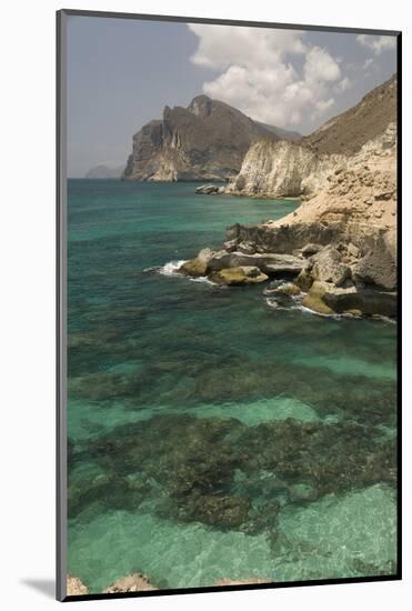 The Limestone Coast of Southern Oman, Mughsayl, Salalah, Dhofar, Oman, Middle East-Tony Waltham-Mounted Photographic Print